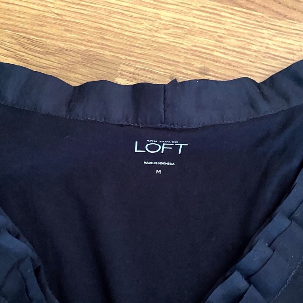 Loft Maternity Ruffle V-Neck Top - Picture 3 of 4